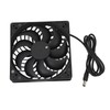 Solar Panel Fan 10W Exhaust Fan Dual Layer Metal Shell