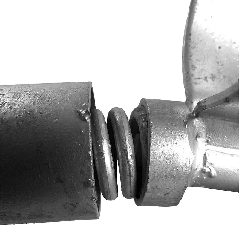 SwingSpring Chain Link Gate Closer - 2-3/8" Post, 1-3/8" Frame