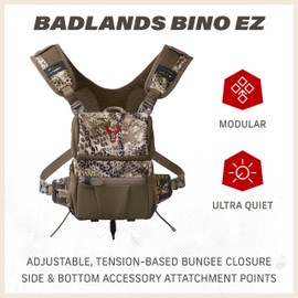 Badlands Bino EZ | Modular Binocular Harness System for Optimal Performance and Durability, Approach, Medium