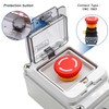 Taiss Emergency Stop Switches 1NC 1NO E-Stop Switches with IP67