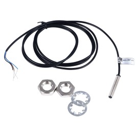 Inductive Proximity Sensor, DC6-36V M6 Mini Proximity Switch Made of Nickel-Plated Brass, 1 mm Detection Distance for Object Detection