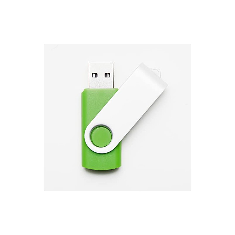Memoria USB 2.0 verde de 512 MB