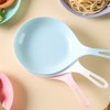 OULIGET Lightweight Large Plates with Handle Korean,Plastic Serving Plates Sauce