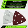 RODOPI RedDevil Sanding Triangles for Delta Sanders Grit 40-320 Zirconia