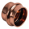 Sanitop-Wingenroth CU-Pressfitting Cap 5301, 1 Piece, Red/Gold, 12793 6