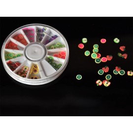 GI Fruit Slice Nail Art Tips UV Gel Decoration Manicure Nail Art