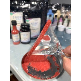 Snowy River Red Cocktail Salt, Naturally Colored Margarita Salt, Salt to Rim Glasses, Red Kosher Salt, Pretzel Salt (1lb)