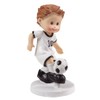 85mm Polyresin Footballer with Ball