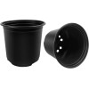RAOOKIF 100 Pack Black Nursery Pots, 4 Inch Pot for