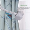 HangYu 6PCS Magnetic Curtain Tiebacks Clips Window Tie Backs Holders