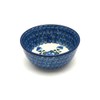 Polish Pottery Bowl - Ice Cream/Dessert - Blue Poppy