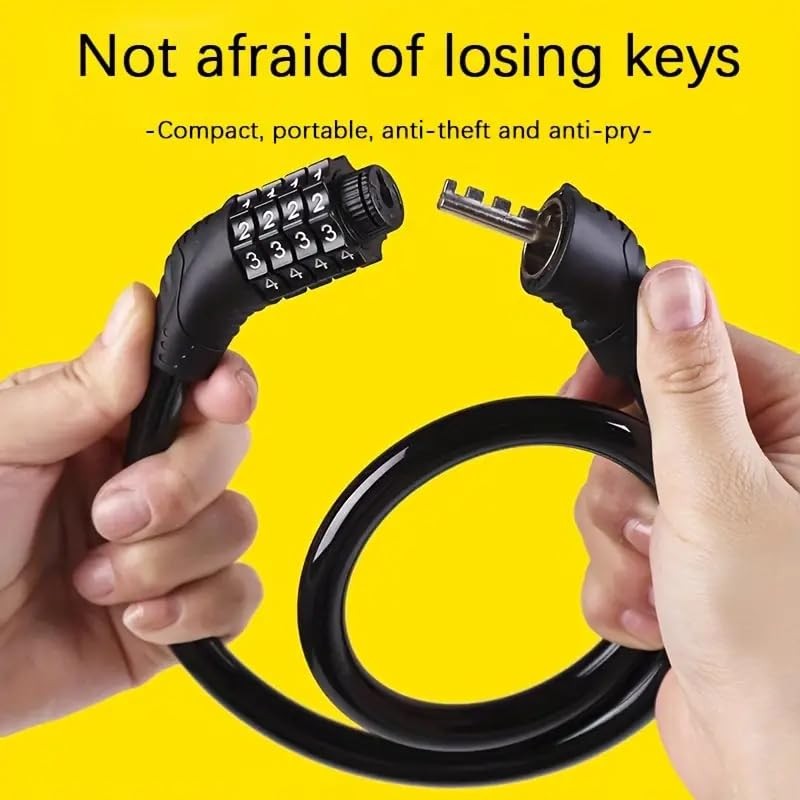 Bike Lock Bicycle Lock Cable Cycle Cycling Locks Heavy Duty