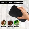 Horse Grooming Kit - 3 Pcs Black Sponges for Cleaning,