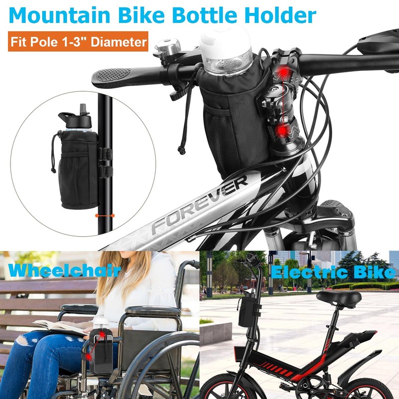 Desing Wish 24 oz Bottle Holder Bicycle Drink Holder Without