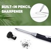 Solid Joiners Pencil, Mechanical Carpenter Pencil with 6 Pcs Refills,