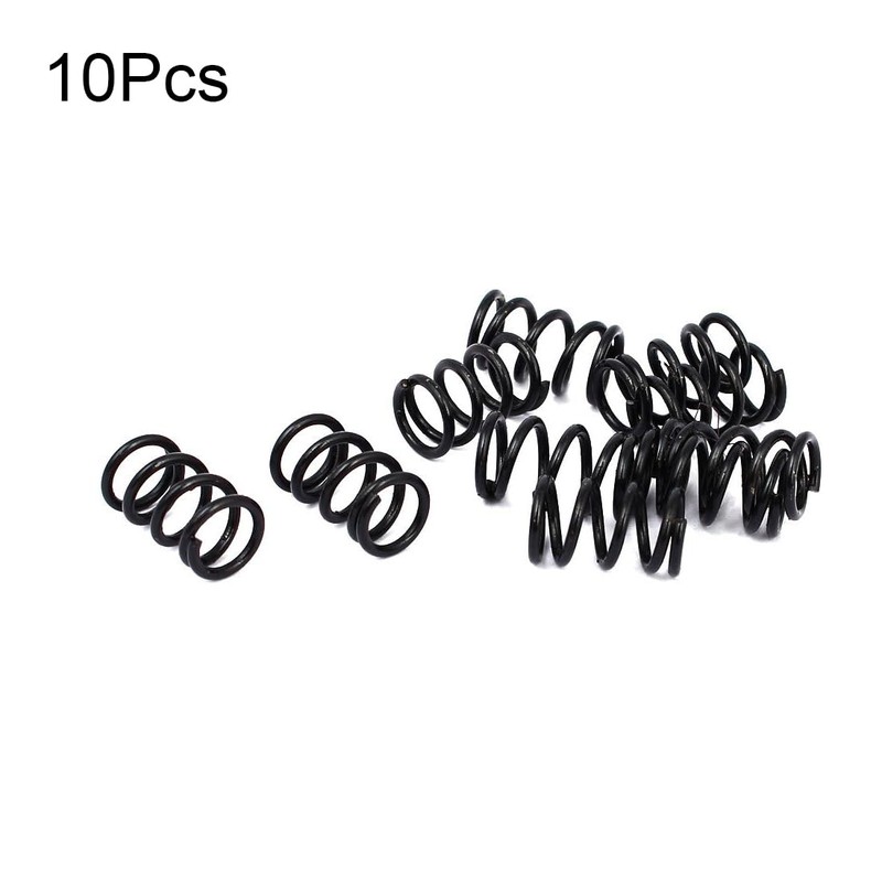 TA-VIGOR 10Pcs Compressed Spring, 9mm OD, 1.2mm Wire Size, 15mm