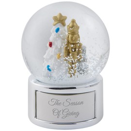 Things Remembered Engraved Nutcracker Mini Snow Globe (Free Customization), 45mm Mini Keepsake
