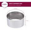 Gobel 865.110 - Molde Pasticceria Rotondo (Acciaio Inox)