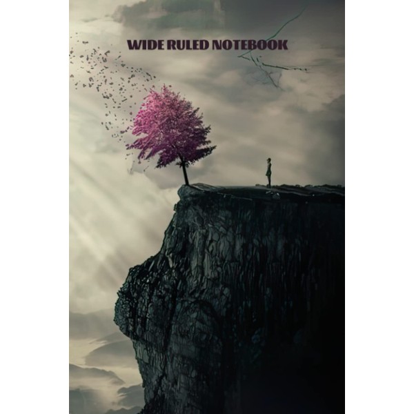 Wide Ruled Notebook: A Colouring Designs The Sheet Tree Classroom