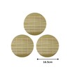 Set of 3 Noodle Plates, Bamboo Sauce, 6.5 inches (16.5