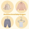 Toddler Hangers 60PCS, 11"-14" Extendable and Stackable Baby Hangers, 45g