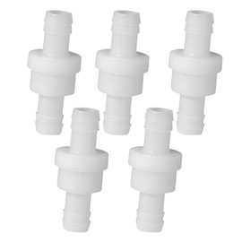 MAEXUS One Way Valve, 10mm Backflow Prevention Valve, 5 Pack Plumbing Check Valve, Anti-Ozone Check Valve, Drain Hose Check Valve, Plastic Internal Pressure Control Valve, Hydraulic Valve Check Valve