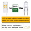6-Pack GY8.6 G8 LED Bulb 3W, 120V 30W Halogen Replacement