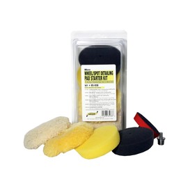 S.M. Arnold Tuffer Buffer 4-Ply Curved Edge Micro Buffing & Polishing Kit - Premium Auto Detailing Tool for Professional & DIY Car Care, Ideal for Tight Spaces, Durable Construction, Versatile Use