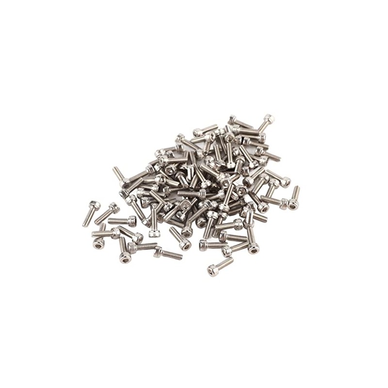 Tornillos de Acero Inoxidable 304 M3 Cabeza Hexagonal 100 Unidades