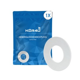 kör4u Lifter Bell Seal, Rubber Seal 63 x 32 mm, Seal for Cisterns, Suitable for Geberit (1)