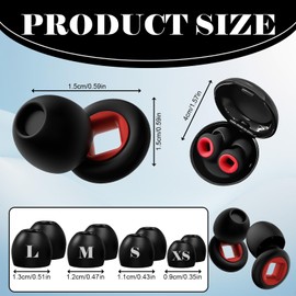 Artvive Ohrstöpsel, Motorrad Ohrstöpsel Windgeräusche, Leise Ohrstöpsel zum Schlafen und Lärmreduzierung, Schnarchstille Ohrstöpsel, Artevive Earplugs Motorcycle, 4 Größen Ohrenstöpsel in XS/S/M/L