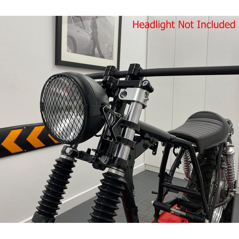 Alchemy Parts Headlight Mesh Grill 6.5 to 7 inch Guard