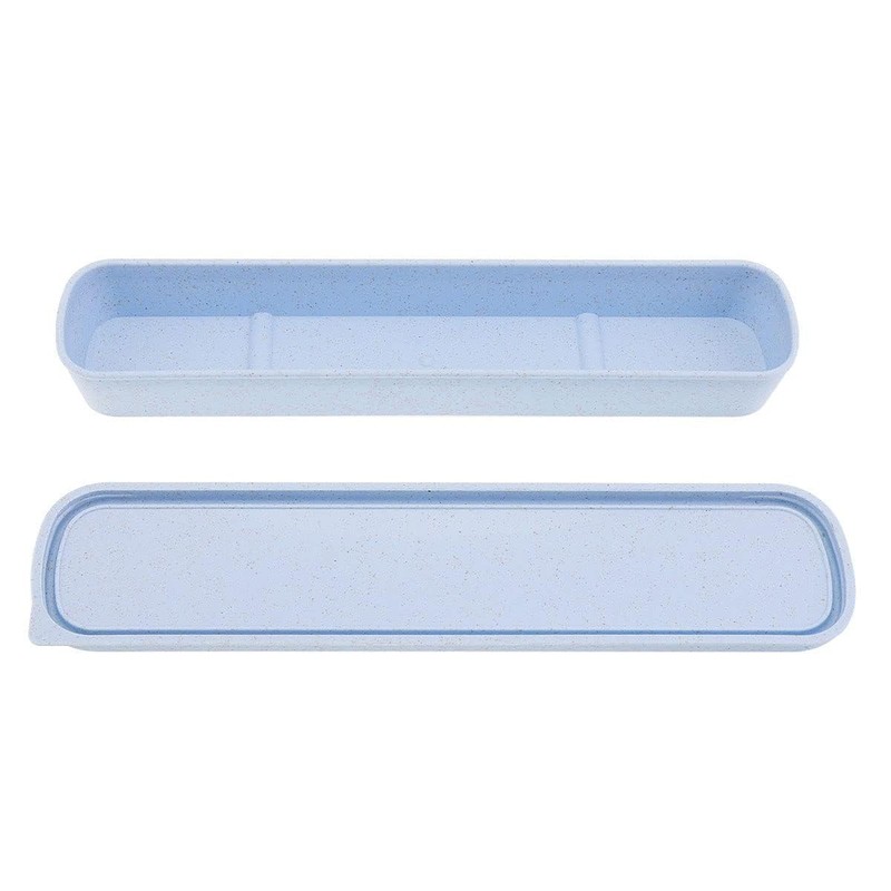 OriGlam 1pcs Portable Flatware Box Travel Tableware Storage Case Box,