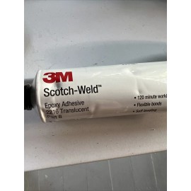 Scotch 3-M Scotch-Weld Two Part Epoxy Adhesive 2216 B / A "Translucent"  Kit Brand New