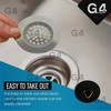 G4GADGET Stainless Steel Sink Strainer and Plug Set - Effortless