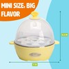 Tasty Mini Rapid Egg Cooker, 5-Egg Capacity for Perfect Hard