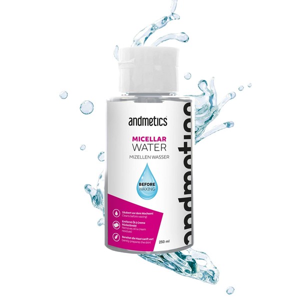 andmetics - Skin cleansing before waxing - Micellar Water 250 ml