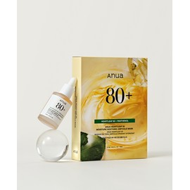 Anua Houttuynia cordata 80 Moisture Calming Ampoule Mask 1 sheet, 1 pack / 아누아 어성초 80 수분 진정 앰플 마스크 1매, 1개
