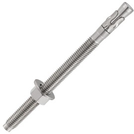 Wensilon 5Pcs 5/8x7" Inch Standard Fasteners for Heavy-Duty 304 Stainless Steel Wedge Anchors for Cement and Concrete