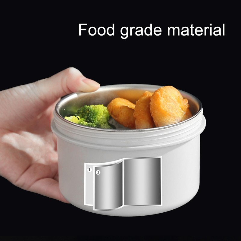 Thermal Insulated Box, 316 Stainless Steel Leakproof Container for Adults