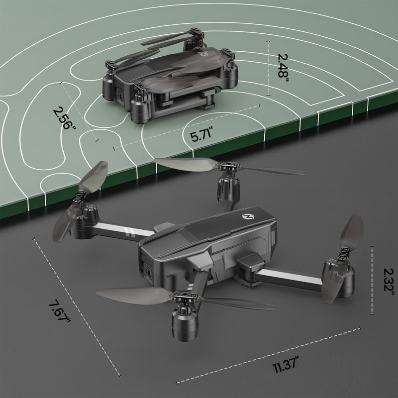 Holy Stone HS440 Foldable FPV Drone with 1080P WiFi Camera