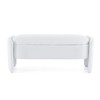 Storage Ottoman Bench,Versatile Boucle Upholstered Ottoman End of Bed Bench