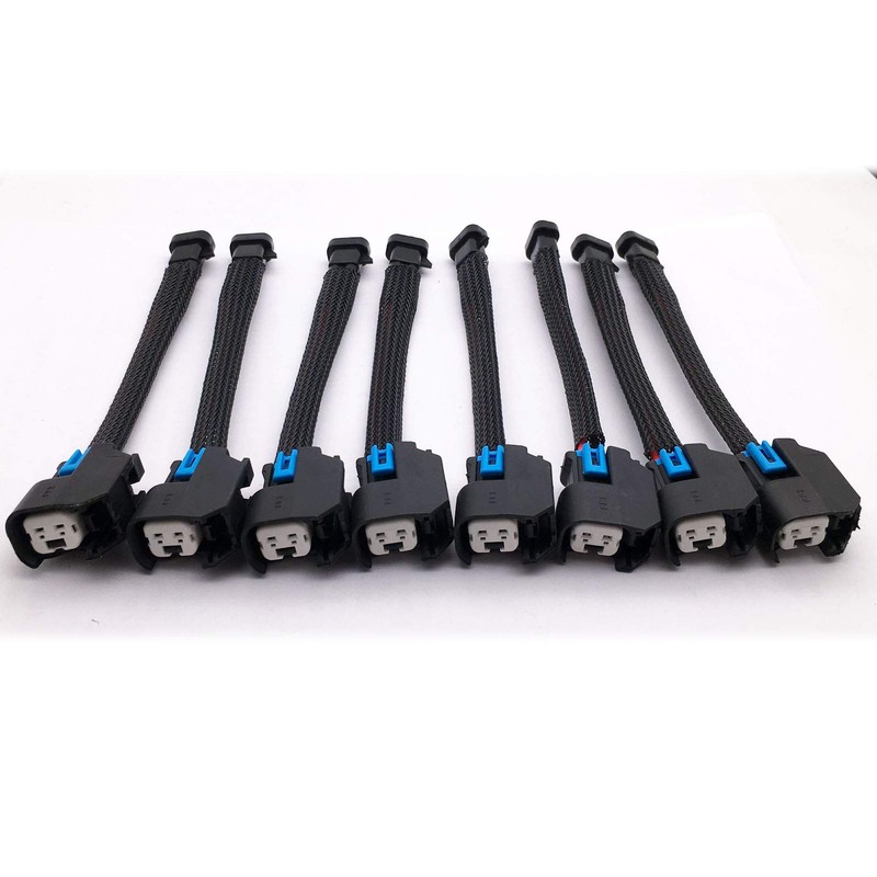 8PCS Wire Harness Adapter Compatible with Mini Delphi Multec 2