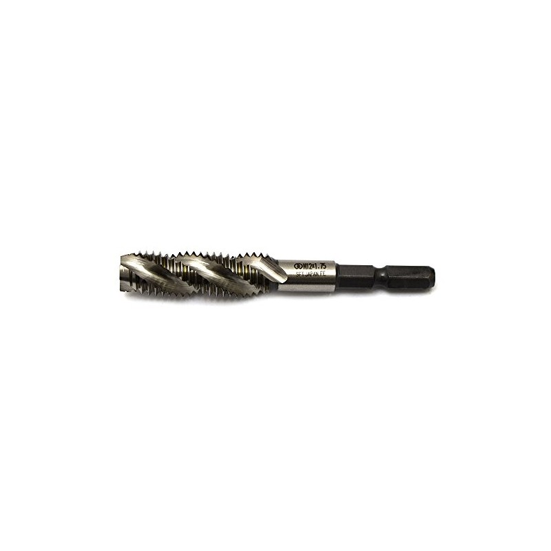 Onishi Industry Hexagonal Shaft Spiral Tap, M12 x 1.75