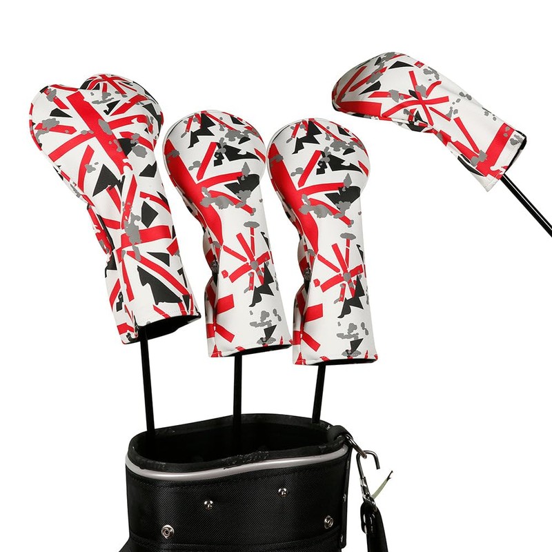 Golf Driver Head Cover 4 Piece Set | Fits #1
