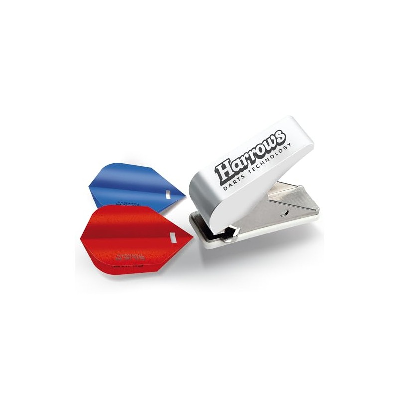 Harrows Darts Flight Punch - white/Silver, 6cm