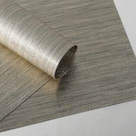 Table Placemats Heat Resistant Water Proof Wipe Clean PVC 30x45cm Gold Set of 4 Rectangular Place Mats