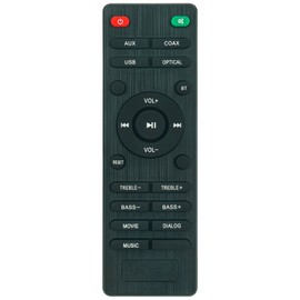 Allimity Replacement Remote fit for Wohome TV Soundbar Speakers System TSSN07G2 VMAI S4 FS21HS