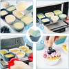 24PCS Copas Reutilizables para Hornear,Forros de Silicona de Grado Alimenticio