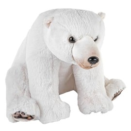 Wild Republic Artist Collection Polar Bear, Stuffed Animal, 13 Inch, Plush Toy, Fill is Spun Recycled Water Bottles